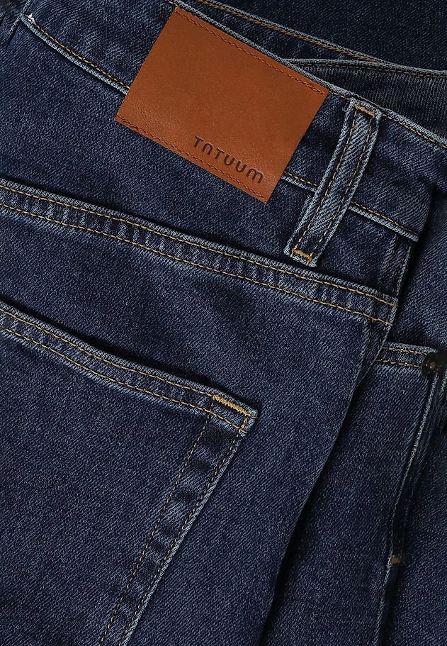 LADIES' DENIM TROUSERS WITH STRAIGHT LEG — RISONO LADIES' DENIM TROUSERS WITH STRAIGHT LEG — RISONO NIEBIESKI 7