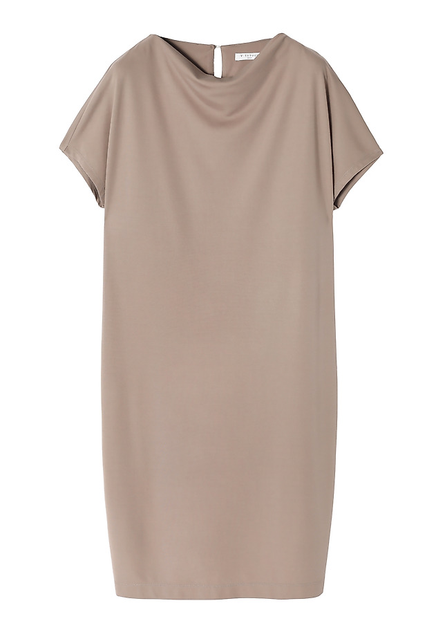 LADIES’ KNIT DRESS WITH WATER NECKLINE - ZORIMAX LADIES’ KNIT DRESS WITH WATER NECKLINE - ZORIMAX BEŻOWY 6