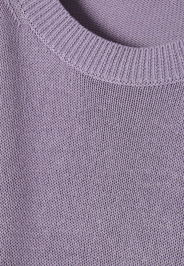 LUŹNY SWETER Z LYOCELLEM I LNEM — LIMI LUŹNY SWETER Z LYOCELLEM I LNEM — LIMI FIOLETOWY 6