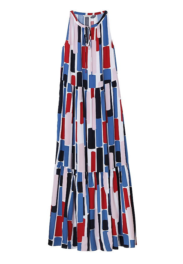 SUKIENKA MAXI W PRINT OROKO SUKIENKA MAXI W PRINT OROKO MULTIKOLOR 5