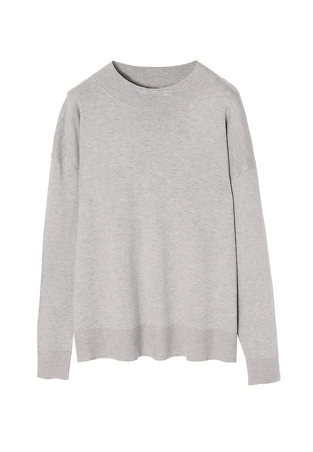 UNIVERSAL LADIES’ SWEATER WITH A HALF-TURTLENECK NAWIKO 1 UNIVERSAL LADIES’ SWEATER WITH A HALF-TURTLENECK NAWIKO 1 SZARY 5