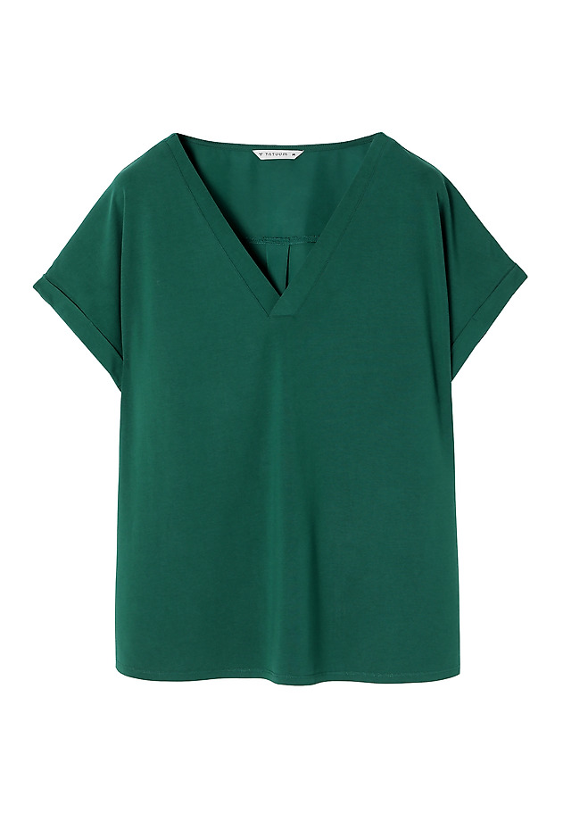 LADIES' SHORT-SLEEVED BLOUSE NUELA LADIES' SHORT-SLEEVED BLOUSE NUELA GREEN 5