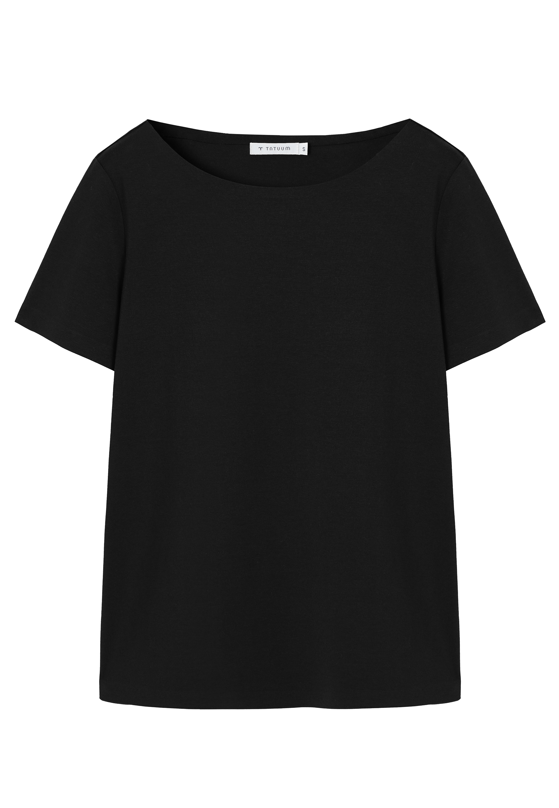 DOPASOWANA BLUZKA Z BAWEŁNĄ - MIKAJA CZARNY 2