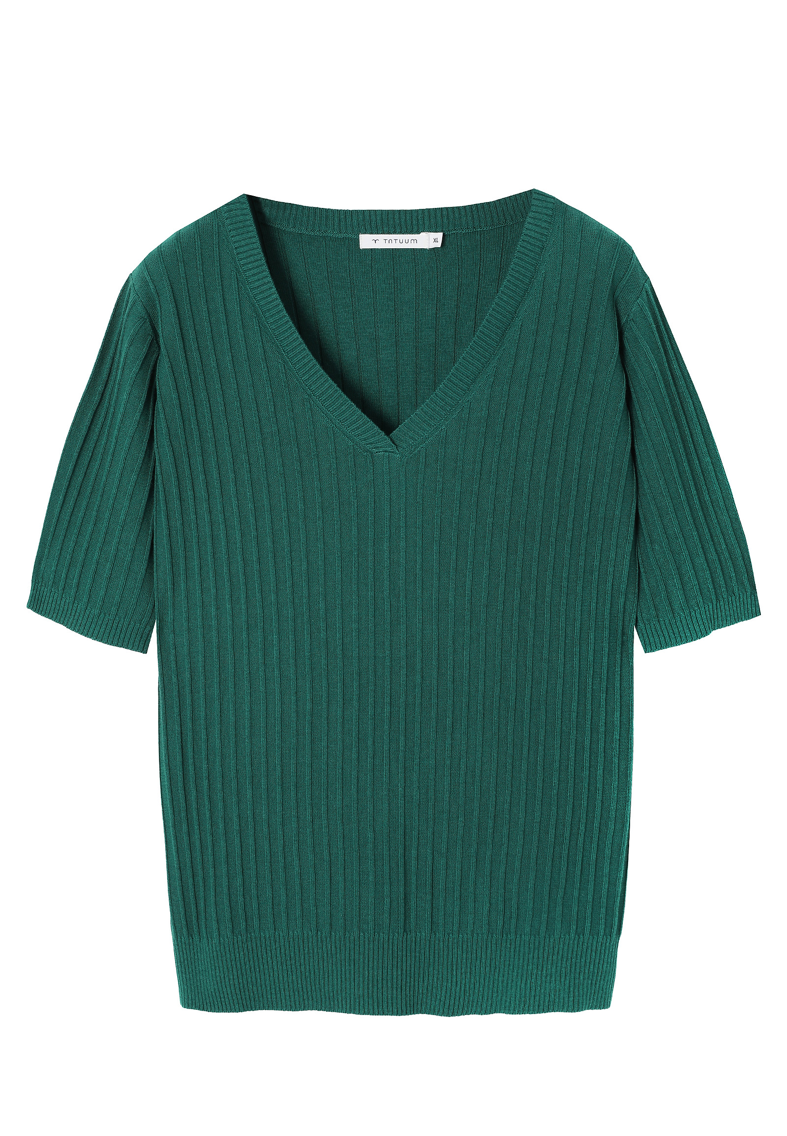 RIBBED JUMPER IN AIRY YARN - SEWILLA RIBBED JUMPER IN AIRY YARN - SEWILLA GREEN 113131