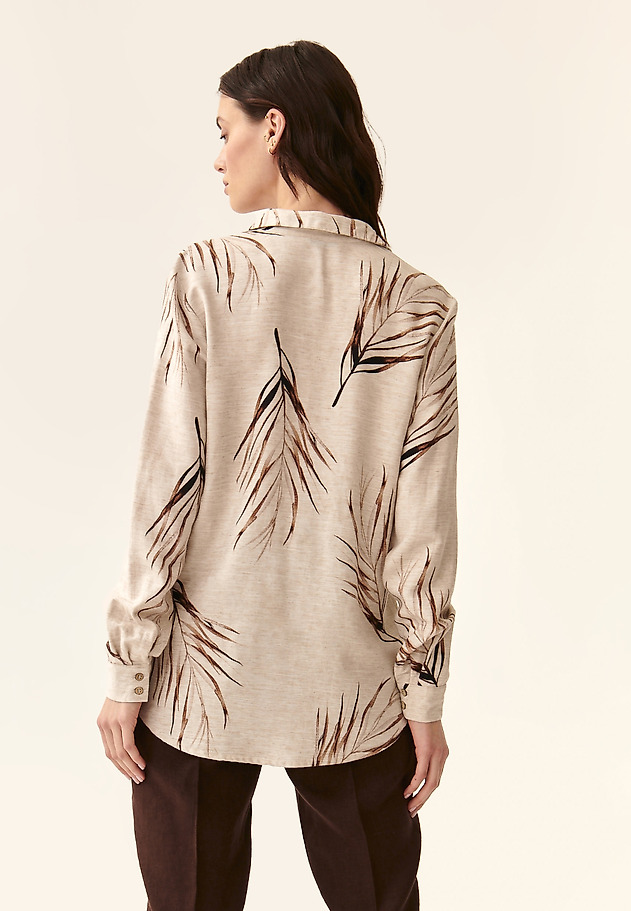LADIES' SHIRT IN PALM TREE PRINT GONIKO 2 LADIES' SHIRT IN PALM TREE PRINT GONIKO 2 MULTIKOLOR 3