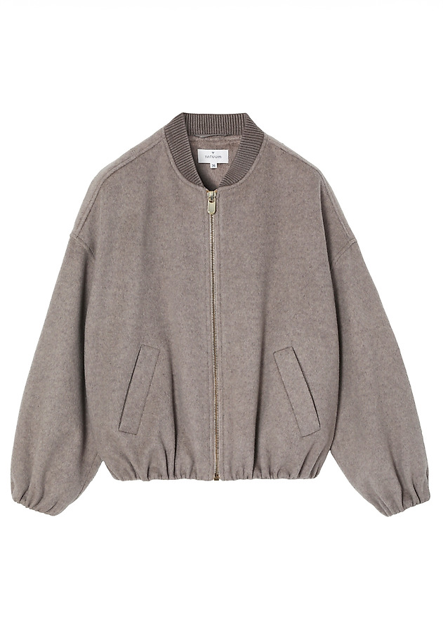 LADIES’ WOOL BOMBER JACKET - SAKALI LADIES’ WOOL BOMBER JACKET - SAKALI BEŻOWY 9