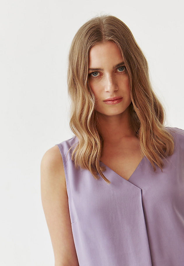 LADIES’ SLEEVELESS BLOUSE - KALIA LADIES’ SLEEVELESS BLOUSE - KALIA PURPLE 1