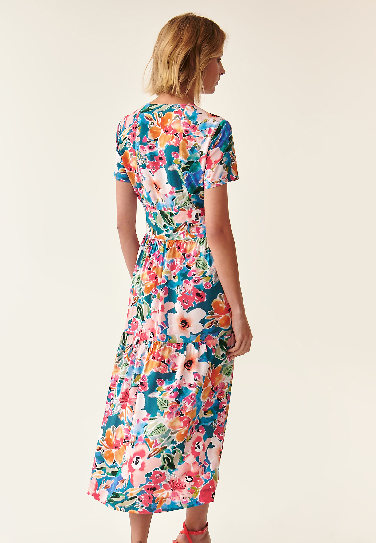 LADIES' PRINTED DRESS KAMDI 1 LADIES' PRINTED DRESS KAMDI 1 MULTICOLOR 87517