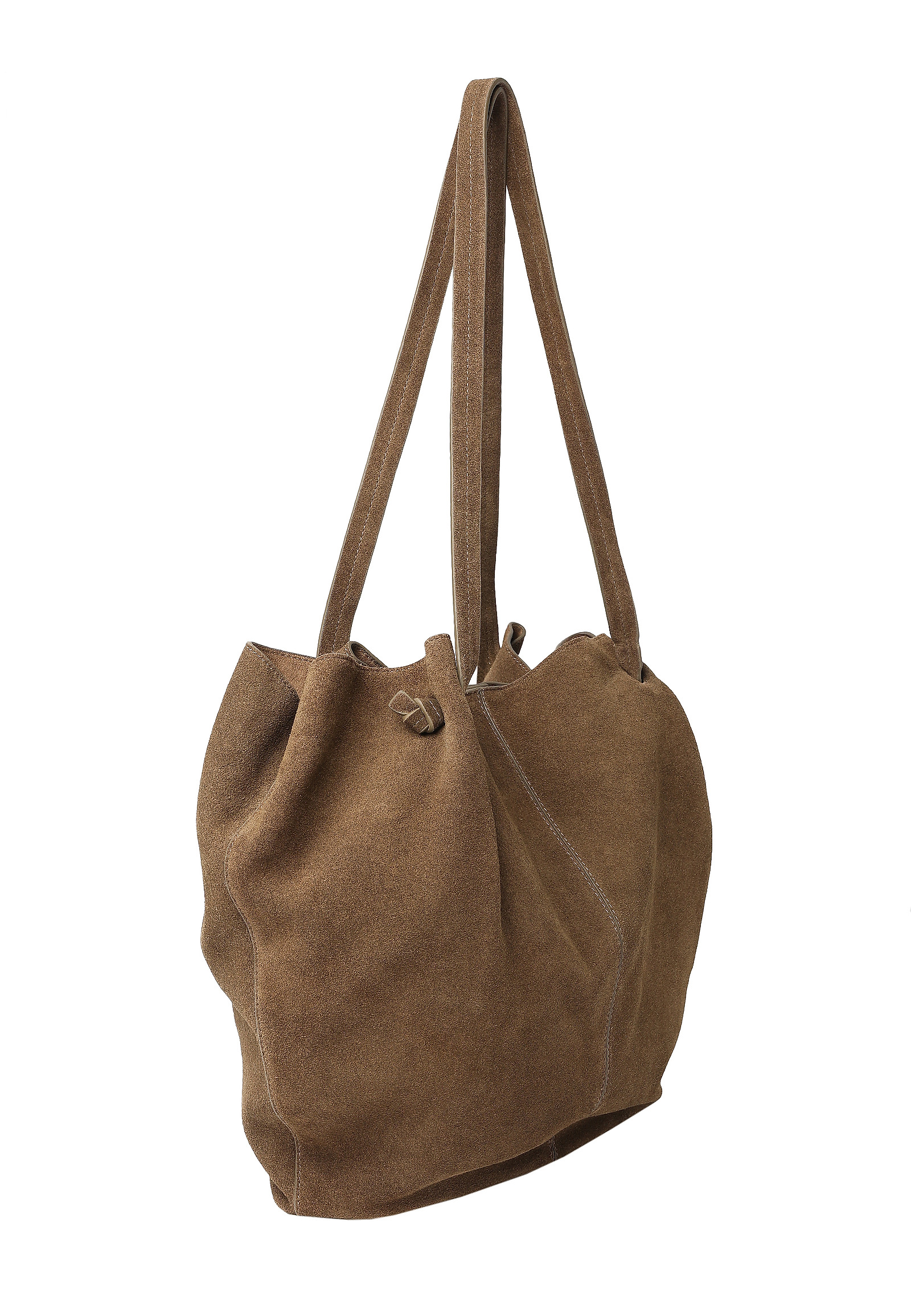 SEMIŠOVÁ TAŠKA S KOZMETICKOU TAŠTIČKOU - ORIA SEMIŠOVÁ TAŠKA S KOZMETICKOU TAŠTIČKOU - ORIA KHAKI 118633