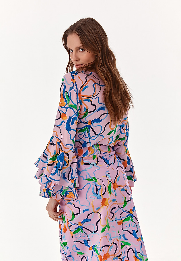 BLOOMING COLLECTION: PATTERNED LADIES' BLOUSE MISANDRA BLOOMING COLLECTION: PATTERNED LADIES' BLOUSE MISANDRA MULTIKOLOR 2