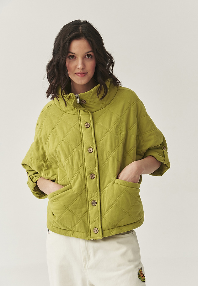 PIKOWANA BLUZA DAMSKA - RODENO PIKOWANA BLUZA DAMSKA - RODENO ZIELONY 2