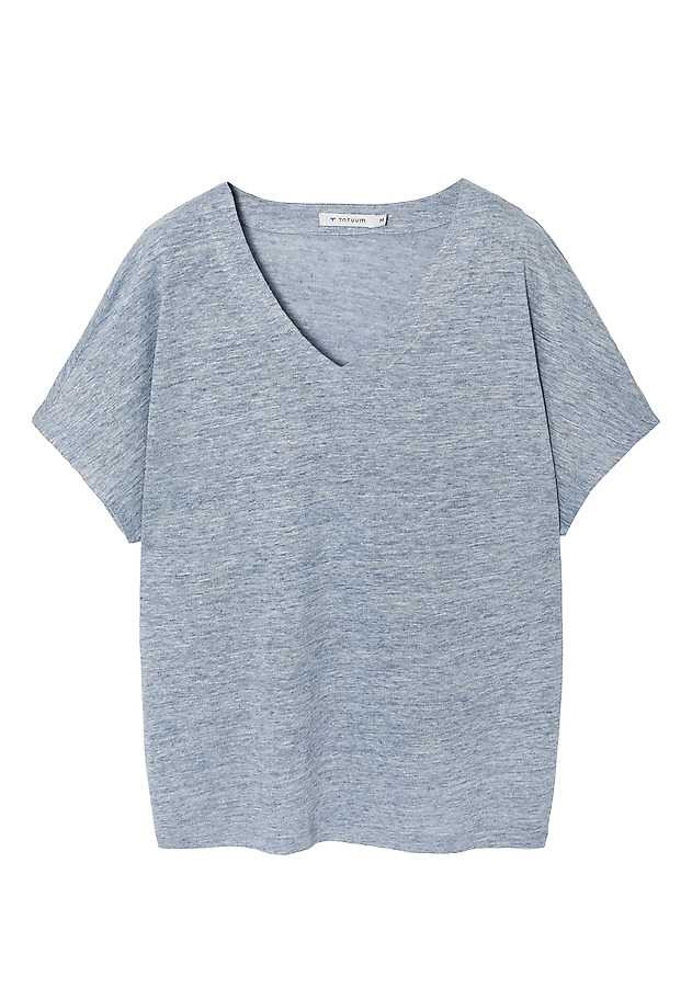 LADIES’ LINEN OVERSIZED BLOUSE - STENA 1 LADIES’ LINEN OVERSIZED BLOUSE - STENA 1 BLUE 6