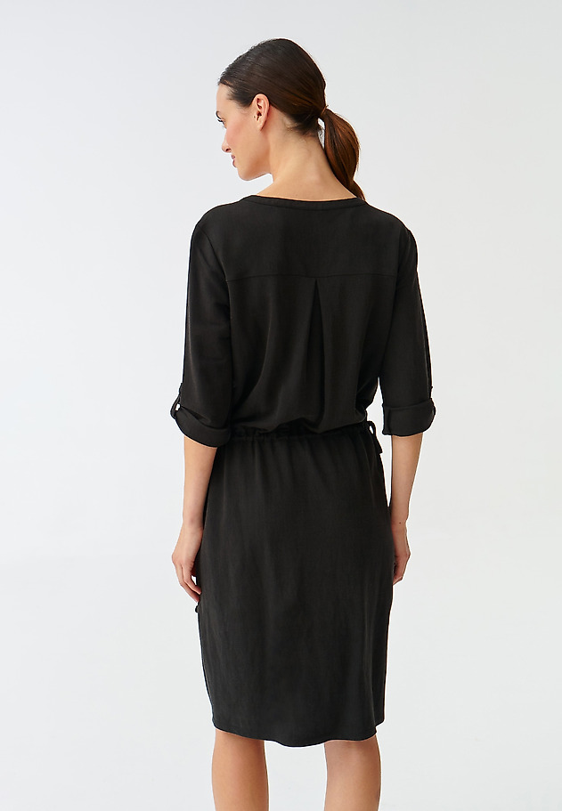 LADIES’ BUTTONED DRESS STRULA LADIES’ BUTTONED DRESS STRULA CZARNY 3