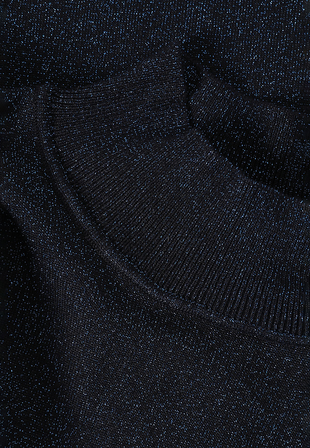 LADIES' JUMPER WITH TURTLENECK AND SHINY YARN — LU 2 LADIES' JUMPER WITH TURTLENECK AND SHINY YARN — LU 2 GRANATOWY 6