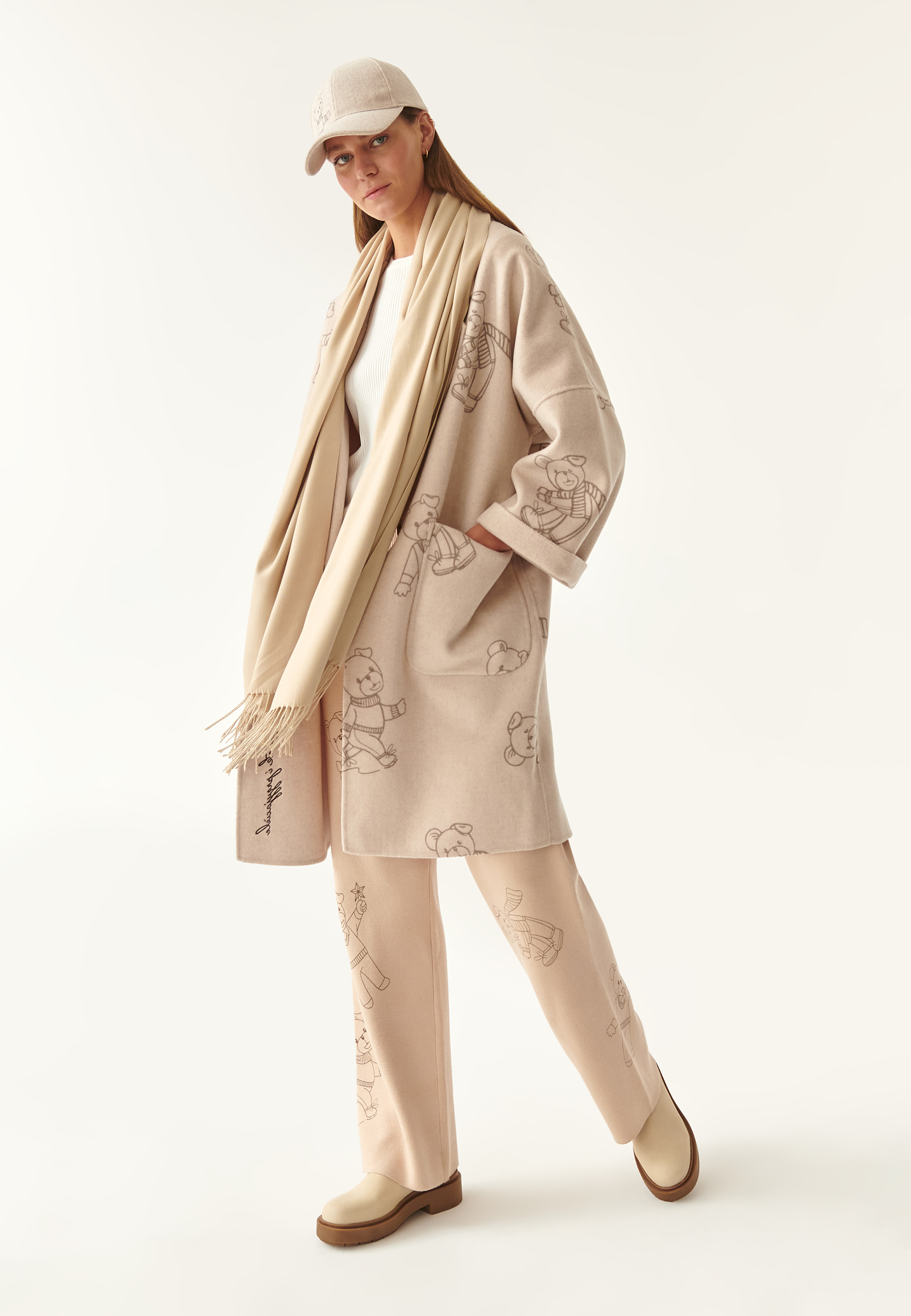 dámsky kabát textilný MISIOLANTA