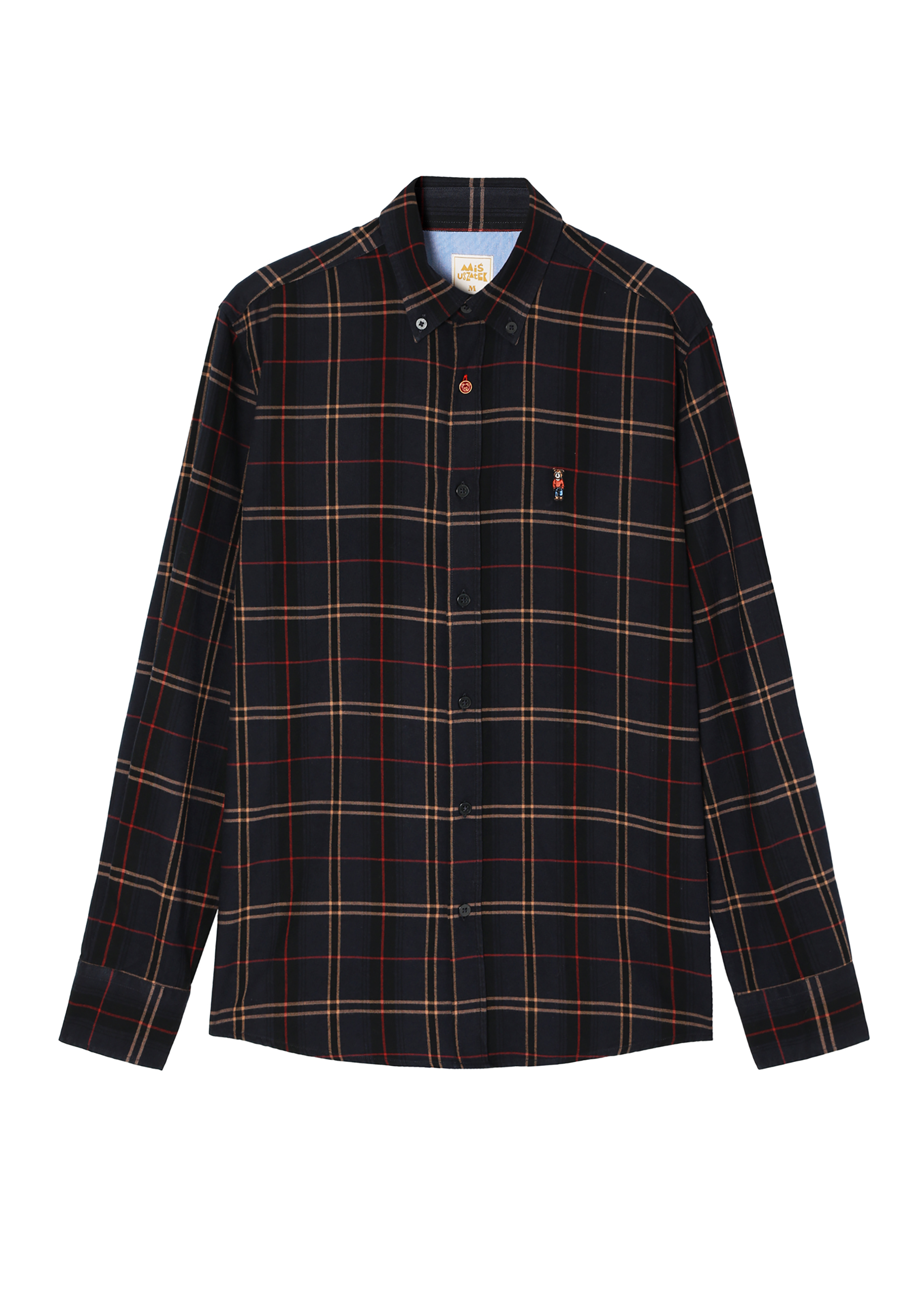 BAWEŁNIANA KOSZULA MĘSKA W KRATĘ — MARCO 2 MULTIKOLOR 2