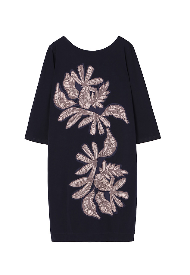 LADIES' KNITTED DRESS KOKA LADIES' KNITTED DRESS KOKA GRANATOWY 5