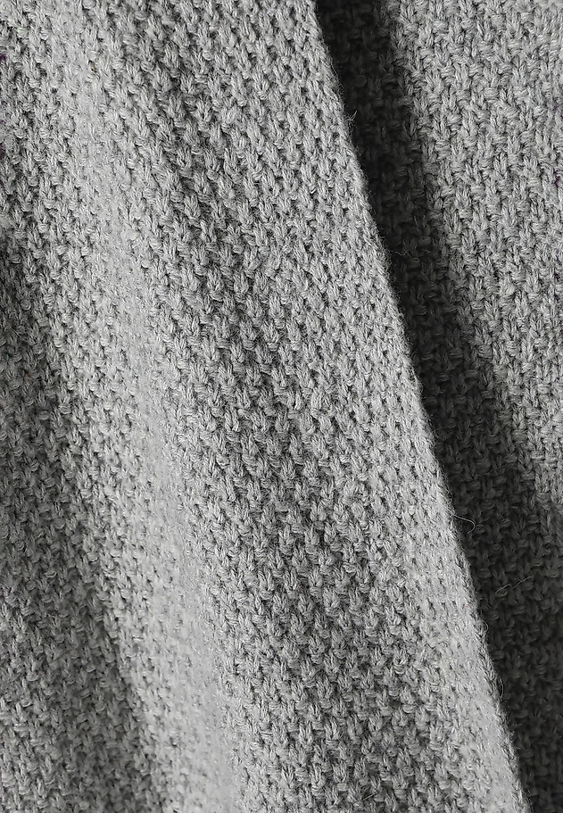 PULOVER DE DAMĂ LUNG, STRUCTURAL, TIP CARDIGAN - PULOVER PULOVER DE DAMĂ LUNG, STRUCTURAL, TIP CARDIGAN - PULOVER GRI 8