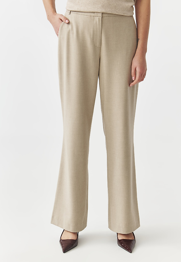 WIDE-LEG TROUSERS — TOTI WIDE-LEG TROUSERS — TOTI BEŻOWY 2