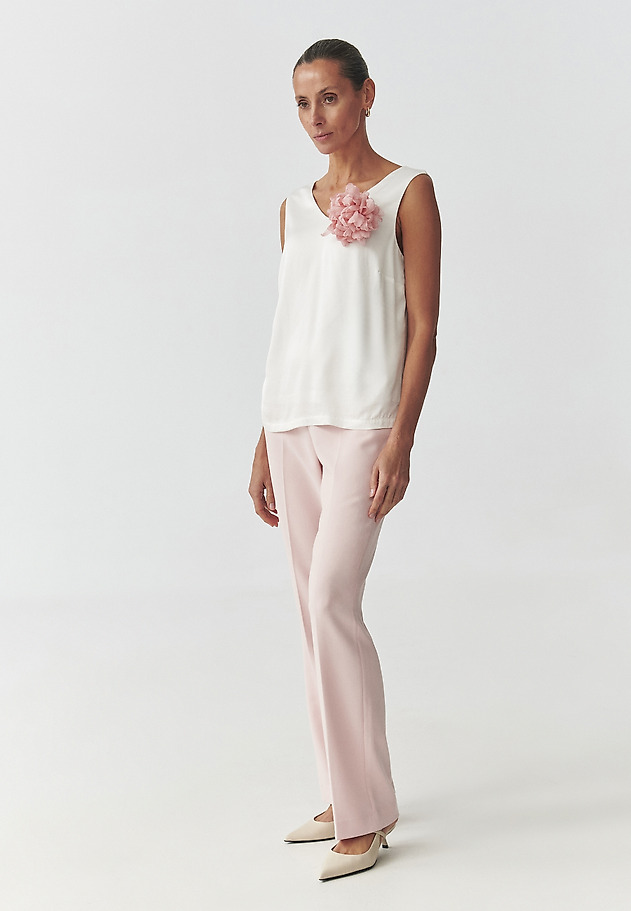 BLUZA IZ VISKOZNEGA SATENA - SUSENA BLUZA IZ VISKOZNEGA SATENA - SUSENA ECRU 2