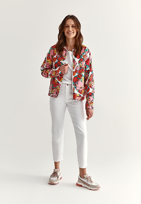 DAMSKÁ BOMBER BUNDA ETIA VÍCEBAREVNÝ 2