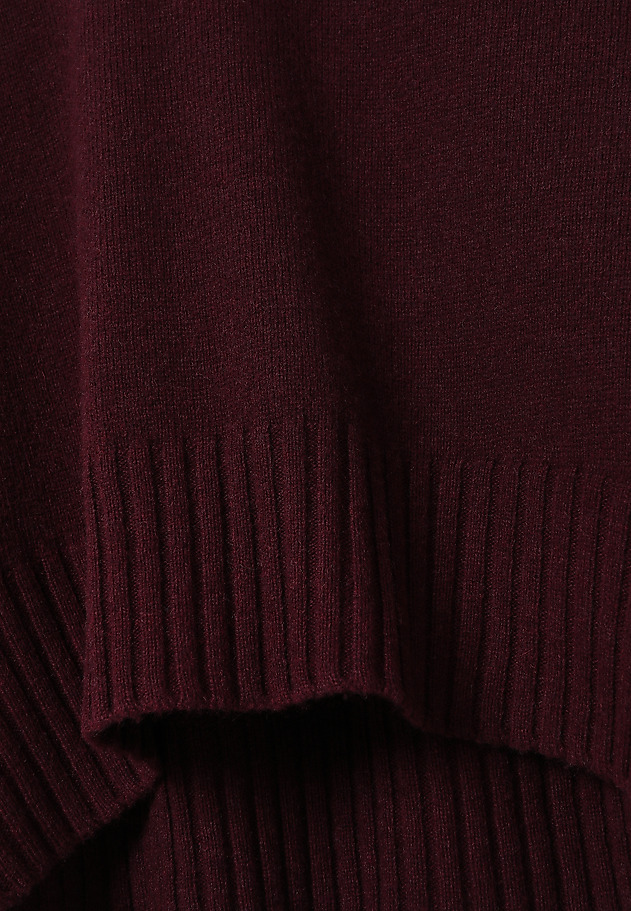 SWOBODNY SWETER Z WEŁNY - MOMA SWOBODNY SWETER Z WEŁNY - MOMA CZERWONY 8