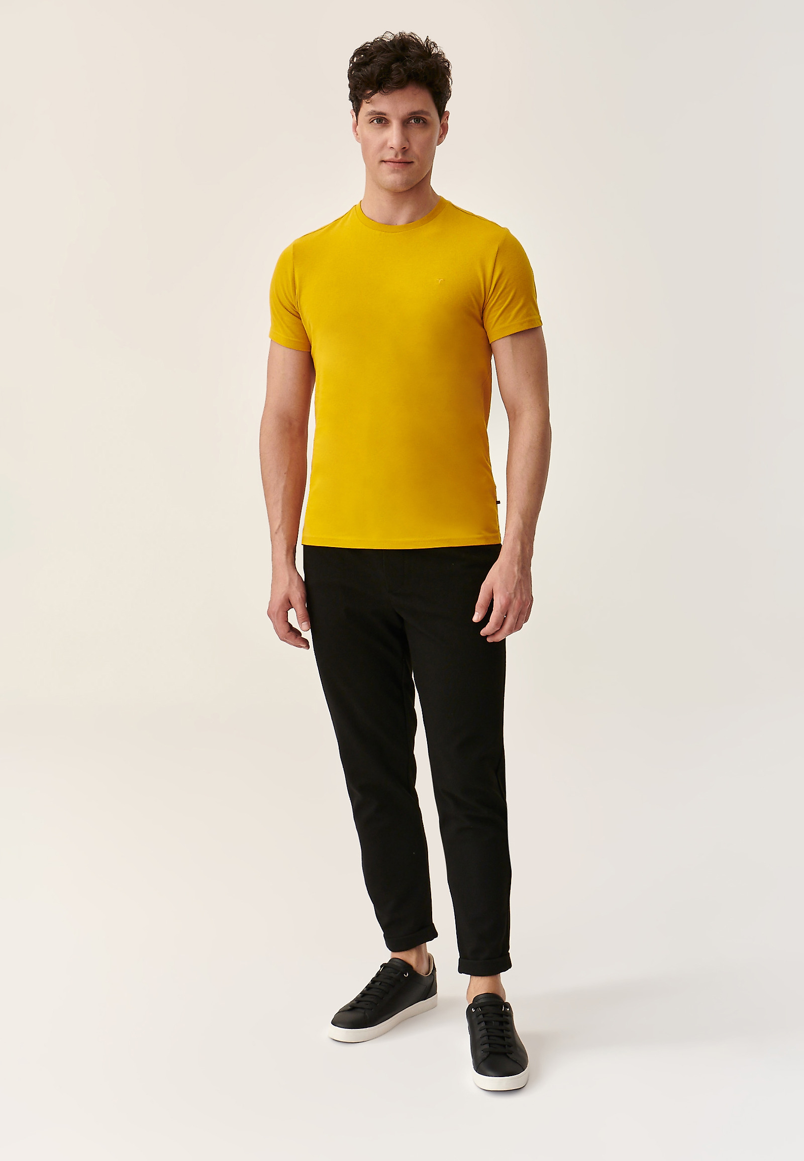 CLASSIC MEN'S T-SHIRT MILIN CLASSIC MEN'S T-SHIRT MILIN YELLOW 81791