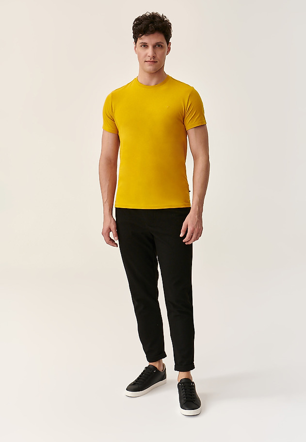 CLASSIC MEN'S T-SHIRT MILIN CLASSIC MEN'S T-SHIRT MILIN YELLOW 2