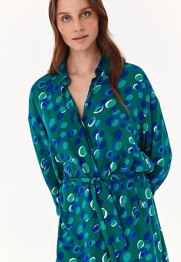 BLOOMING COLLECTION: MIDI DRESS LISO 2 BLOOMING COLLECTION: MIDI DRESS LISO 2 MULTICOLOR 1