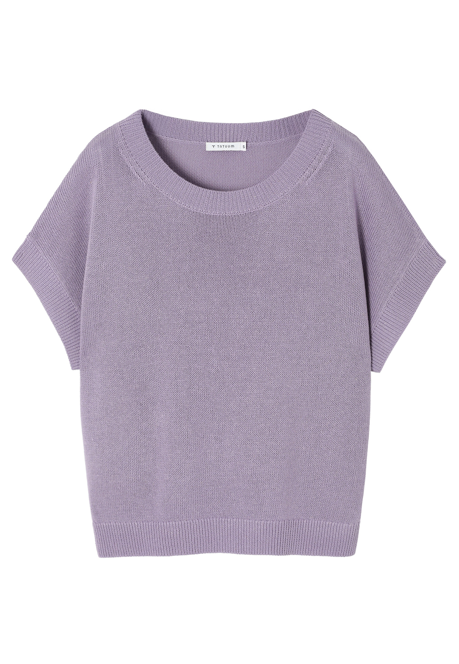 LOOSE JUMPER WITH LYOCELL AND LINEN — LIMI LOOSE JUMPER WITH LYOCELL AND LINEN — LIMI PURPLE 105699