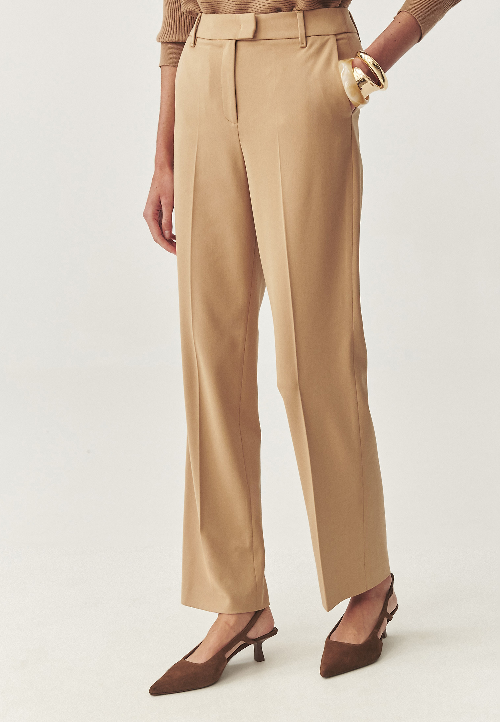 DÁMSKE OBLEKOVÉ NOHAVICE -SAS DÁMSKE OBLEKOVÉ NOHAVICE -SAS HNEDÁ 113663