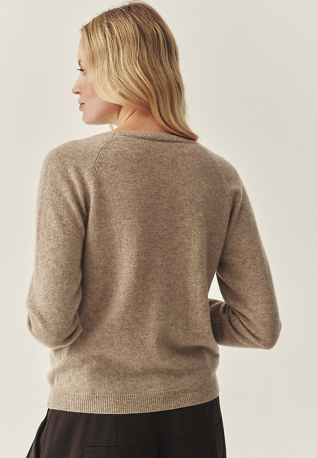 CASHMERE JUMPER - PRESLEY CASHMERE JUMPER - PRESLEY BEIGE 2