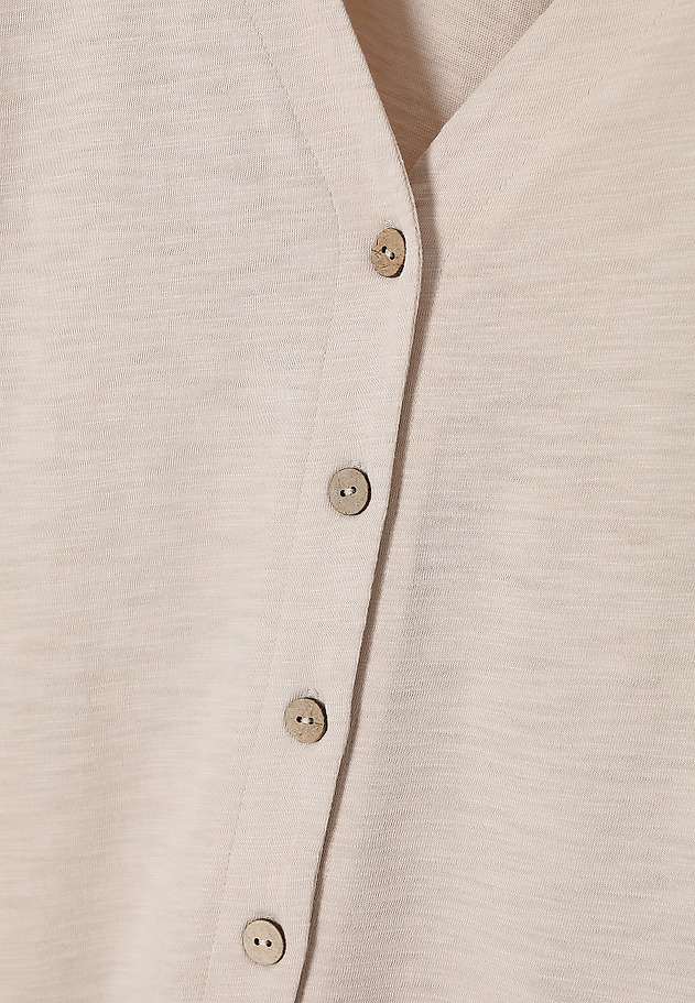CASUAL BLOUSE IN COTTON - POLINEZJA CASUAL BLOUSE IN COTTON - POLINEZJA BEŻOWY 6