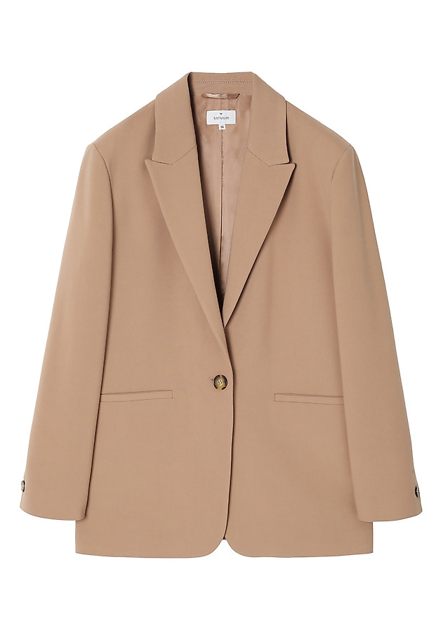 LADIES' WOVEN JACKET — KENEKO LADIES' WOVEN JACKET — KENEKO BEŻOWY 12