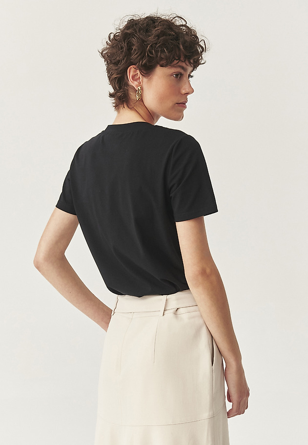 LEŽÉRNA BAVLNENÁ BLÚZKA - RIBI LEŽÉRNA BAVLNENÁ BLÚZKA - RIBI ČIERNA 2