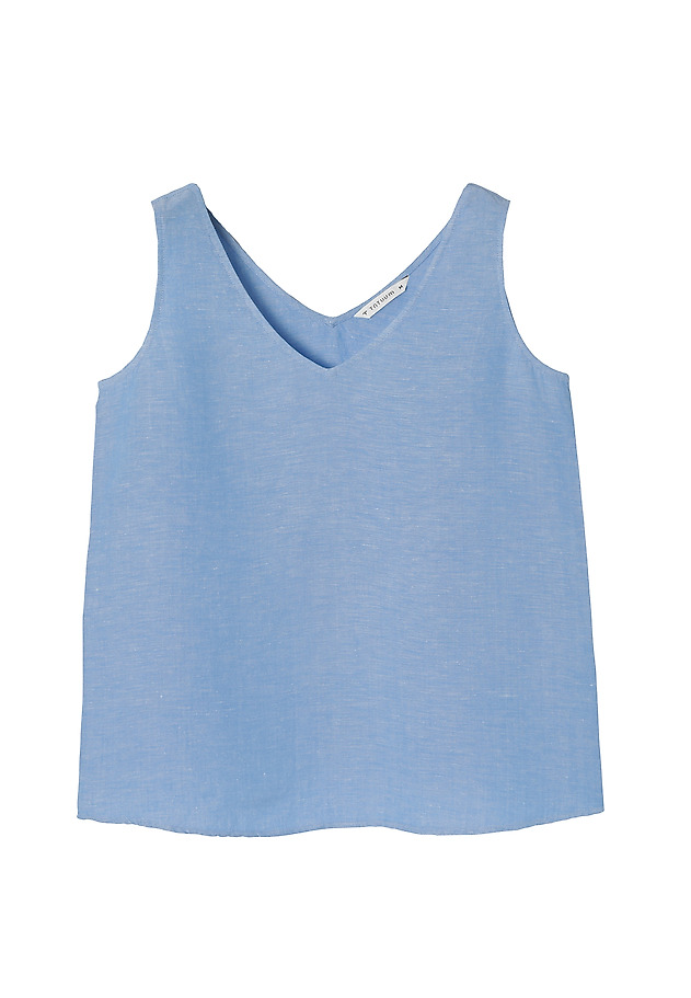 LADIES' SLEEVELESS BLOUSE AMAIA LADIES' SLEEVELESS BLOUSE AMAIA BLUE 6