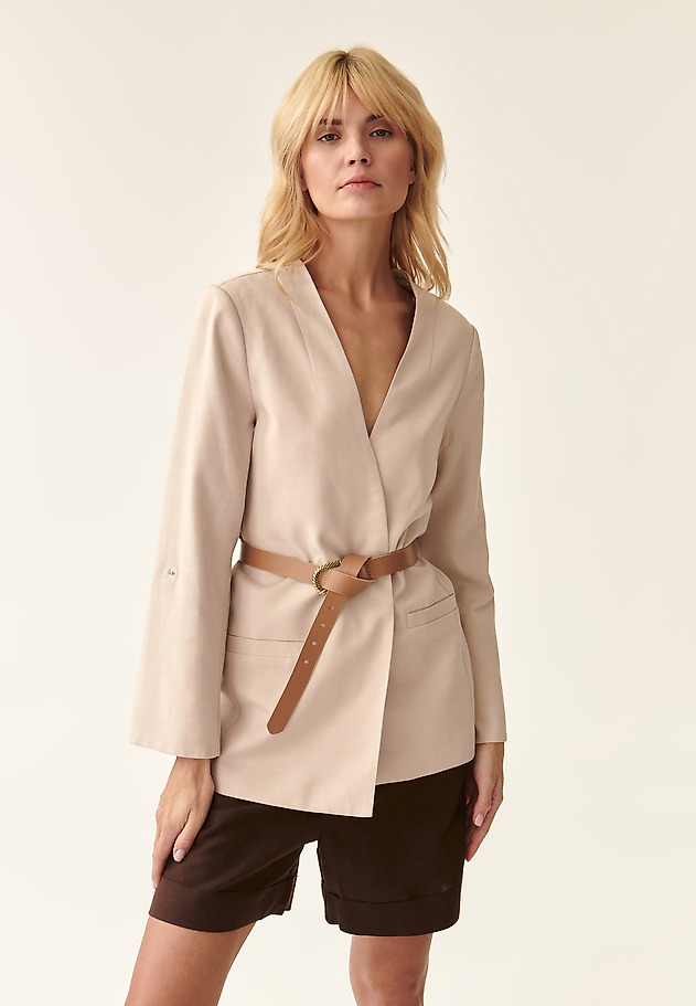 LADIES' OPEN JACKET LEMARIA LADIES' OPEN JACKET LEMARIA BEŻOWY 1