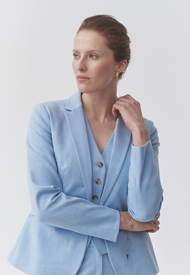 FITTED BLAZER - REMA FITTED BLAZER - REMA NIEBIESKI 5