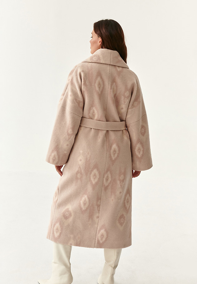 LADIES' TIE COAT KIMKO LADIES' TIE COAT KIMKO MULTIKOLOR 2