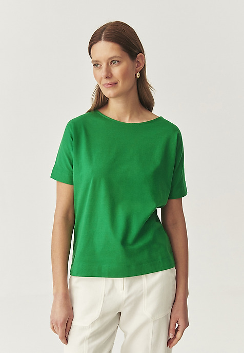 TRICOU DIN BUMBAC - LALI 3 VERDE 2