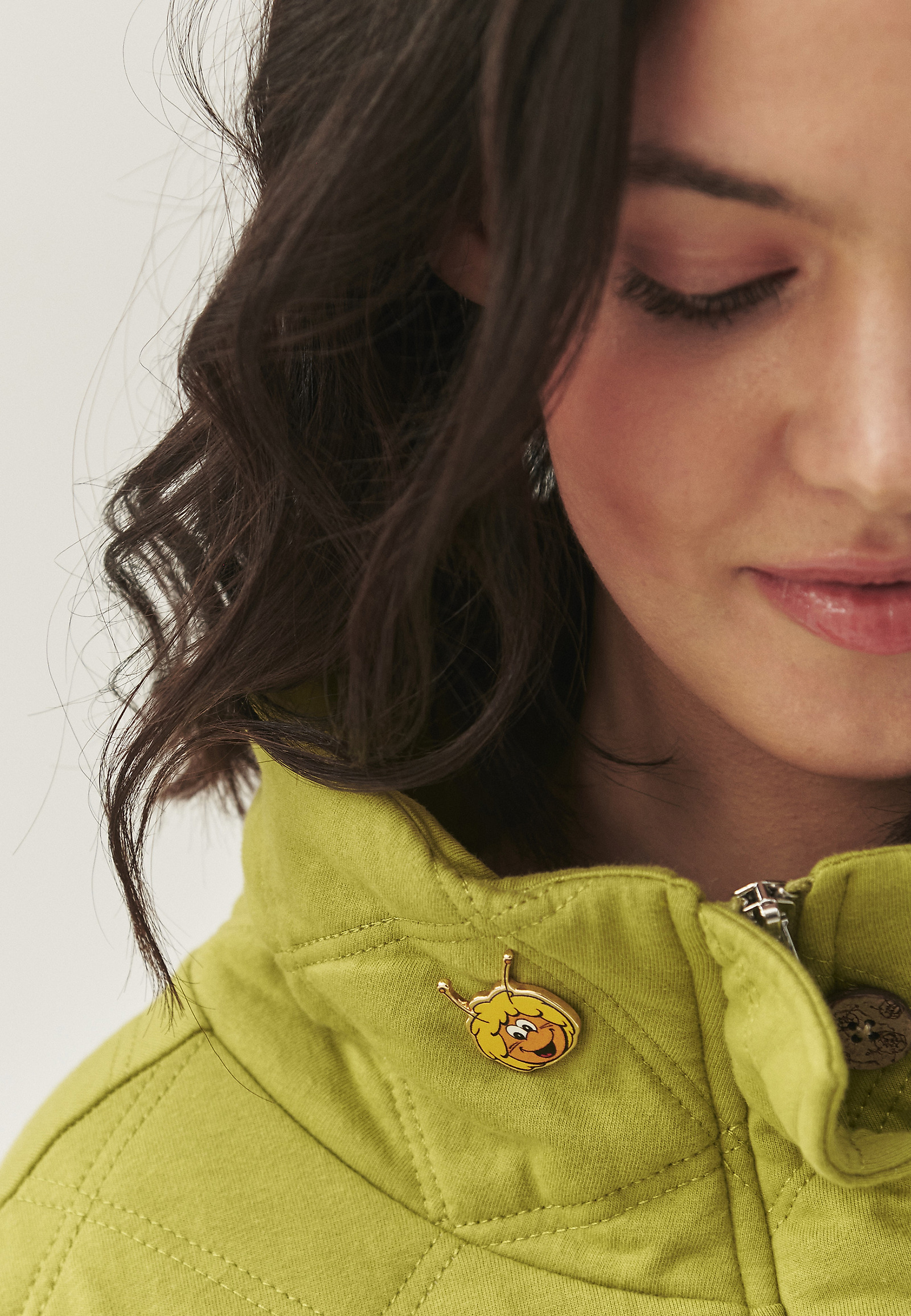 PIN WITH A BEE - MAYKA PIN WITH A BEE - MAYKA YELLOW 110721