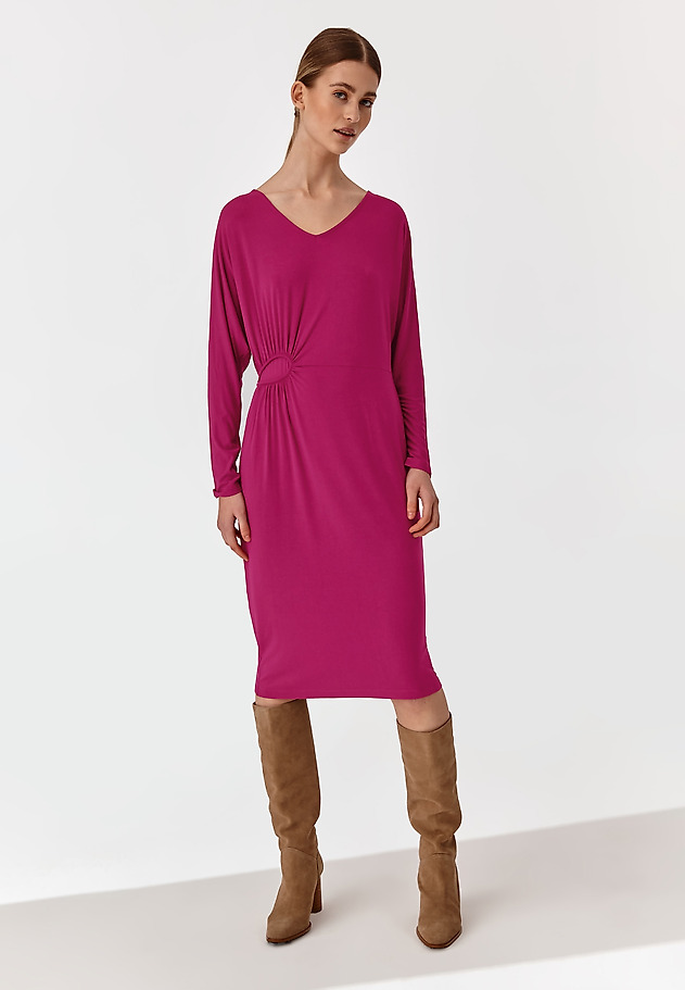 LADIES' WRINKLED DRESS WRINSA LADIES' WRINKLED DRESS WRINSA PINK 1