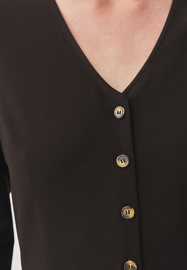 WOVEN MIDI DRESS - FINCO WOVEN MIDI DRESS - FINCO BROWN 6
