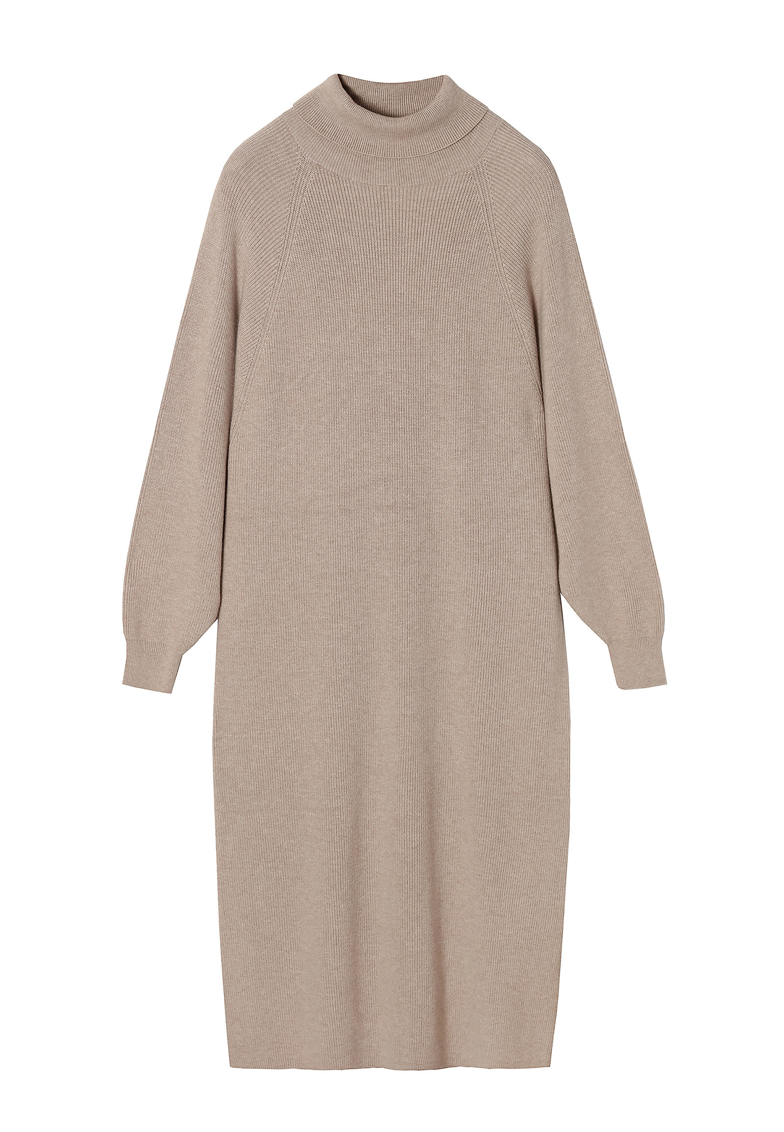 DZIANINOWA SUKIENKA OVERSIZE RONESI DZIANINOWA SUKIENKA OVERSIZE RONESI BEŻOWY 84708