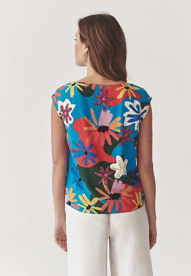 LADIES’ FLORAL BLOUSE - AFELI 1 LADIES’ FLORAL BLOUSE - AFELI 1 MULTICOLOR 4