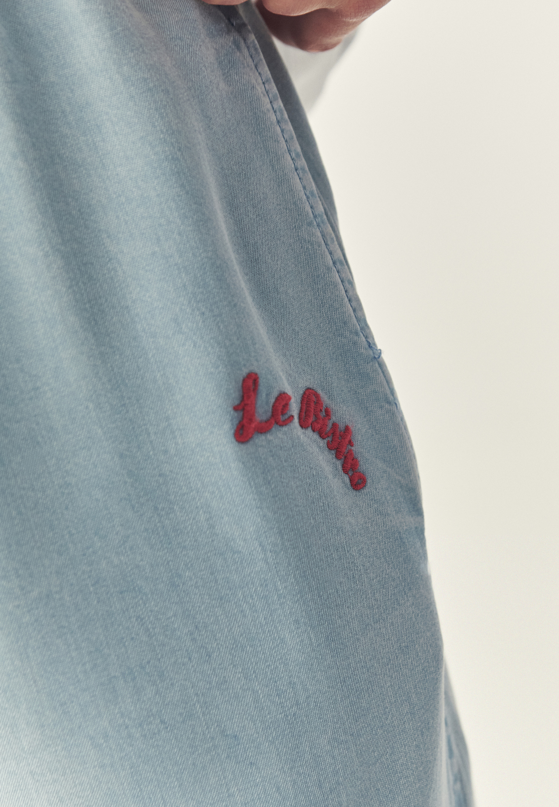 LEKKIE SPODNIE Z SZEROKĄ NOGAWKĄ - CALMAR