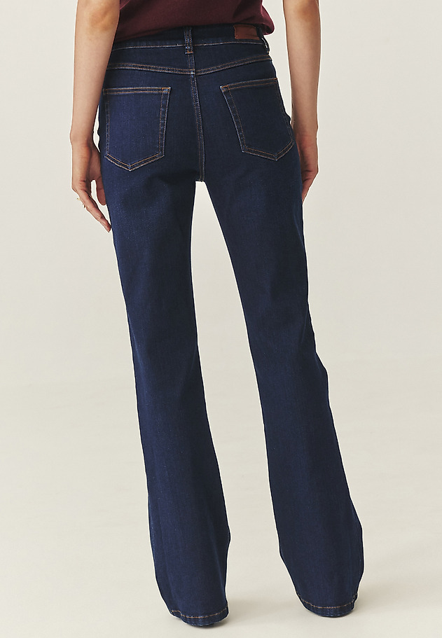 DENIM FLARE HLAČE - RIFONO 1 DENIM FLARE HLAČE - RIFONO 1 MODRA 3