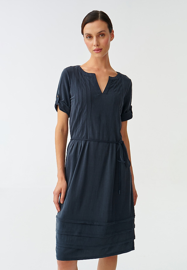 LADIES’ BELTED DRESS PEMO LADIES’ BELTED DRESS PEMO NAVY BLUE 3