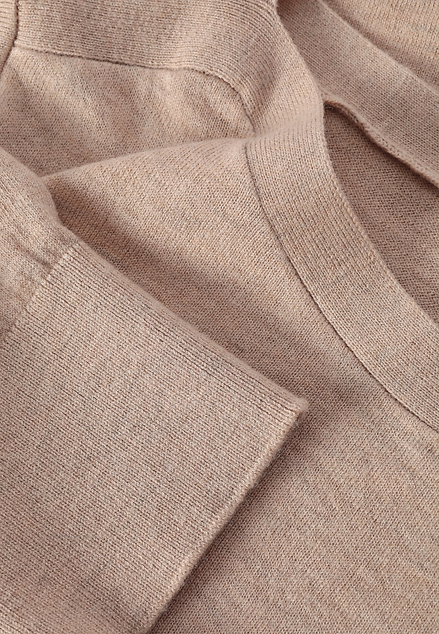 CLASSIC SWEATER WITH WOOL BLEND - MOSS CLASSIC SWEATER WITH WOOL BLEND - MOSS BEIGE 7