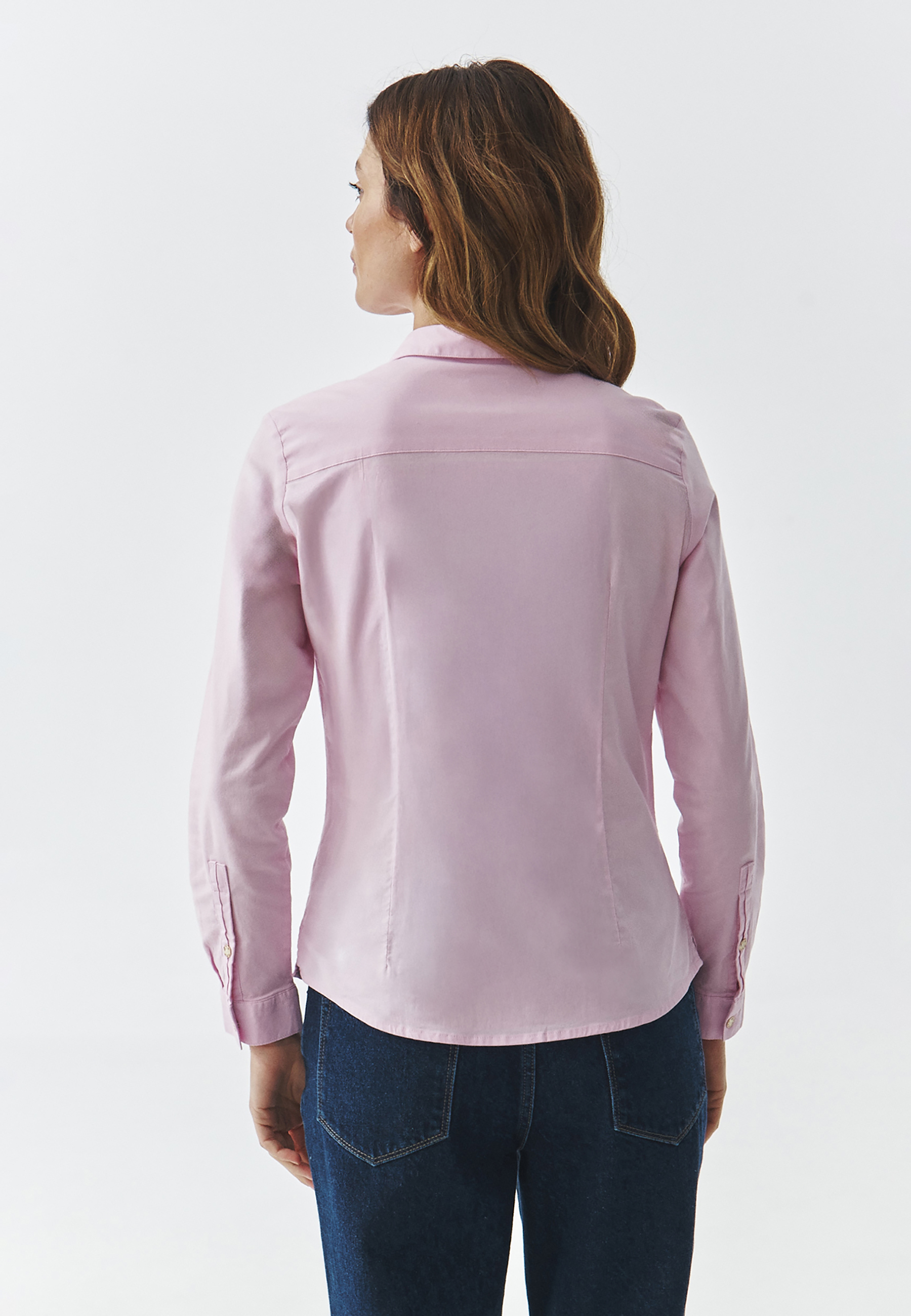 TKANINOWA KOSZULA DAMSKA Z MISIEM USZATKIEM — ELIZA RÓŻOWY 2